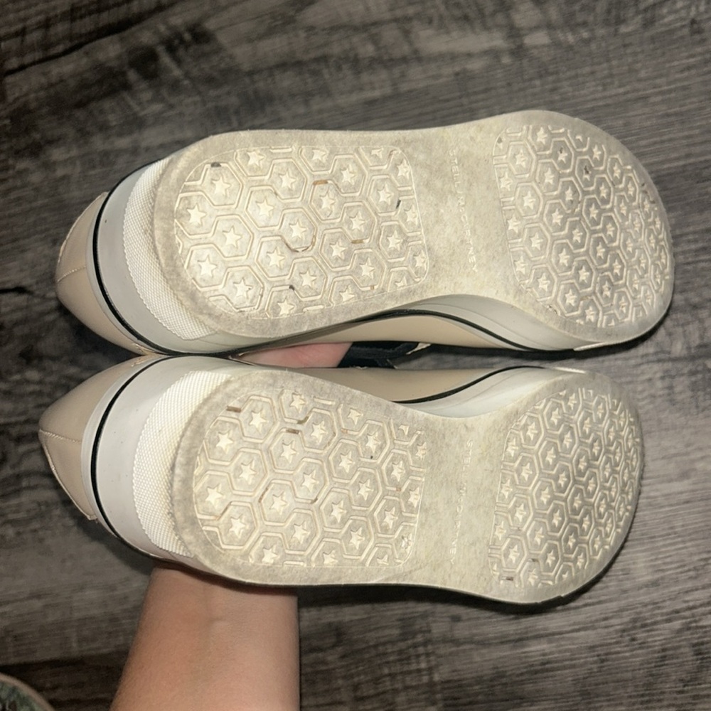 Cream rainbow stars STELLA MCCARTNEY platform shoes slip on shoes - Picture 5 of 7